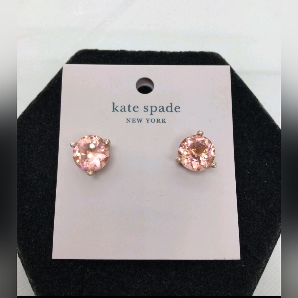 NWT Kate Spade New York Rise & Shine Peach Stud Earrings